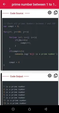 JavaScript Exercises android App screenshot 4